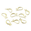 Copper-plated 14k Gold-covered Bead Ear Hooks Do Not Fade Handmade Diy Tassel Earrings