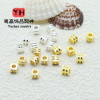 14k Gold-filled Color-protected Three-layer Square Beads Diy Handmade Jewelry Accessories