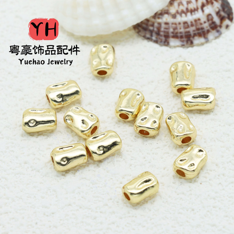 14k Gold-filled Color-preserving Special-shaped Stone Beads Irregular Spaced Pearl