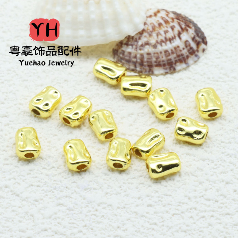 14k Gold-filled Color-preserving Special-shaped Stone Beads Irregular Spaced Pearl