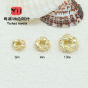 Micropaved Twist Wreath Spacer Beads Color-preserving Zircon Diy Bracelet Necklace Beaded
