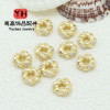 Micropaved Twist Wreath Spacer Beads Color-preserving Zircon Diy Bracelet Necklace Beaded