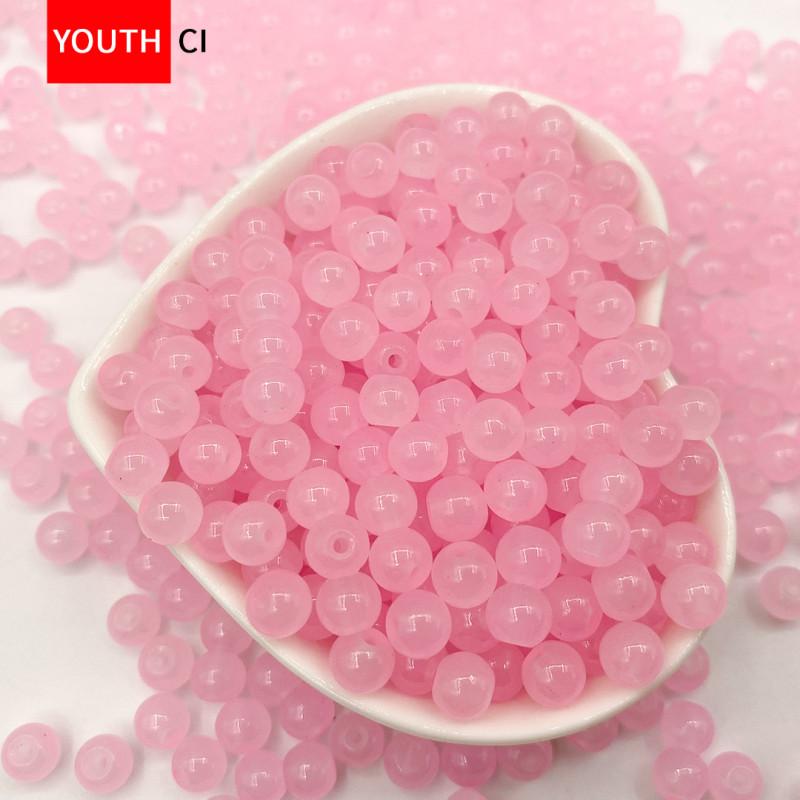 4mm6mm Glass Beads Loose Batch Crystal Bracelet with Diy Handmade Jewelry