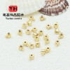 18k Gold-filled Pearl Necklace Bracelet Ending Clip Snap Button Head Steel Wire Fixed