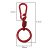 Macaron Color Spring Paint Keychain Spray Fortune Buckle Diy Creative Bag Pendant Jewelry