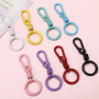 Macaron Color Spring Paint Keychain Spray Fortune Buckle Diy Creative Bag Pendant Jewelry
