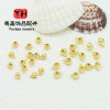 18k Real Gold Flat Closing Buckle, Round Bracelet Positioning Wire Rope Fishing Line