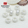 14k Gold-filled Color-preserving Micro-paved Zircon Barrel Beads Beading Accessories Diy