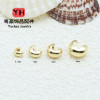 14k Copper-coated Gold Crescent Buckle Bracelet Positioning Wire Glossy Handmade Diy
