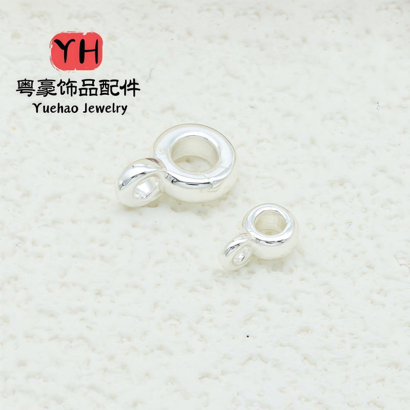 Round Pendant Ring Clasp 14k Gold-covered Color-preserving Diy Jewelry Bracelet Necklace