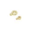 Round Pendant Ring Clasp 14k Gold-covered Color-preserving Diy Jewelry Bracelet Necklace