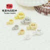 Round Pendant Ring Clasp 14k Gold-covered Color-preserving Diy Jewelry Bracelet Necklace