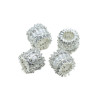14k Gold High Color Retention Micro-paved Zircon Beads Passepartout Large Hole Bead