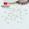 Copper Electroplating Real Gold 18k Gold-covered Color-preserving Square Spacer Diy