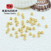 Copper Electroplating Real Gold 18k Gold-covered Color-preserving Square Spacer Diy