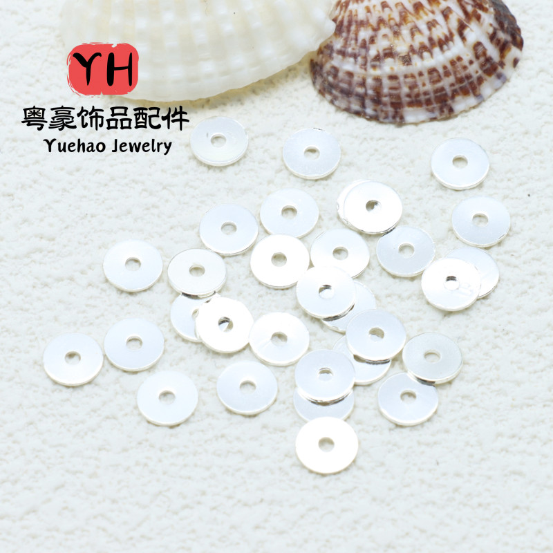 14k18k Gold-filled Color-preserving Ultra-thin Brass Straight-cut Spacer Copper Gasket