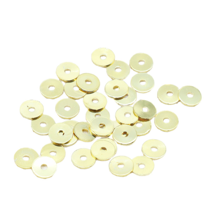 14k18k Gold-filled Color-preserving Ultra-thin Brass Straight-cut Spacer Copper Gasket