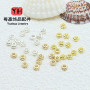 14k Gold-filled Accessories, Cut Flower Tire Beads, Diy Handmade Jewelry, Crescent Tooth