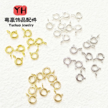 14k Gold-filled Accessories, Color-preserving Copper Material, Spring Buckle, Handmade
