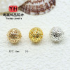 14k Gold-filled Color-protected Hollow Ball Diy Handmade Round Bead Jewelry Accessories