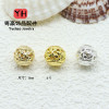 14k Gold-filled Color-protected Hollow Ball Diy Handmade Round Bead Jewelry Accessories