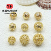 14k Gold-filled Color-protected Hollow Ball Diy Handmade Round Bead Jewelry Accessories
