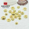 14k Gold-filled Color-protected Tori Flower Hat Spacer Bead Bracelet Diy Accessories Hand