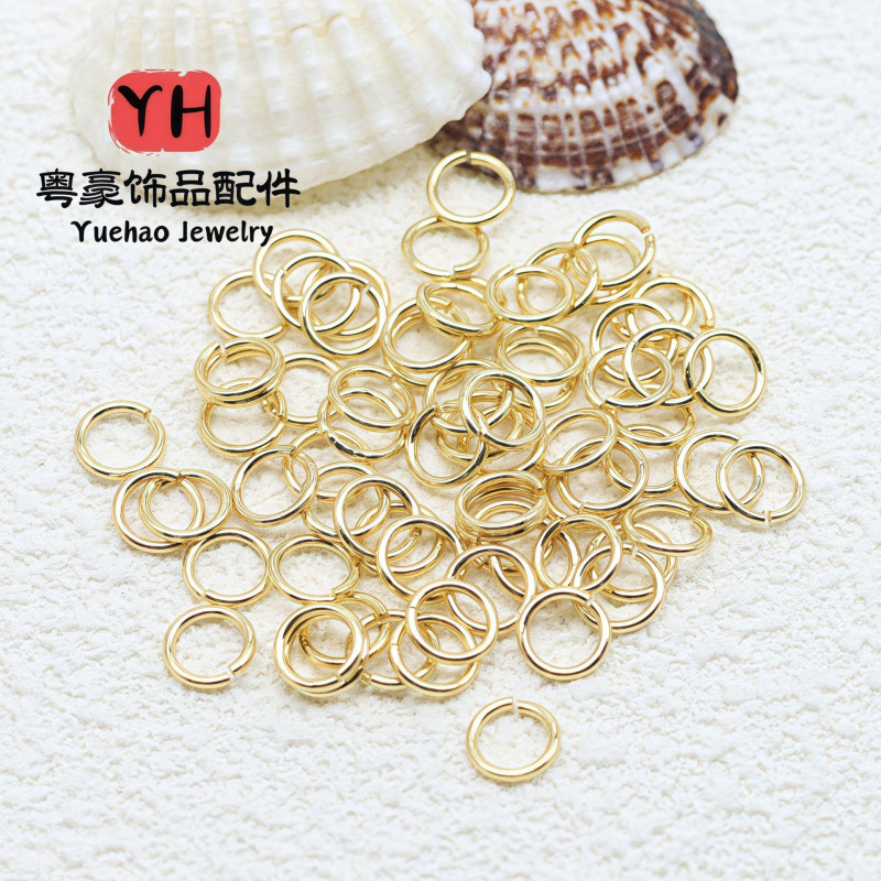 14k Gold-filled Ring Color-preserving Open Necklace Bracelet Connecting Diy Jewelry