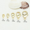 14k/18k Gold-covered Color-preserving Lobster Clasp Diy Handmade Jewelry Accessories Gold