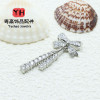 Popular Color-preserving Micro-studded Zircon Bow with Separated Beads and Crystal Diy