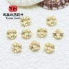 14k Gold Color-preserving Electroplating Waves Striped Separator Beads Diy Handmade
