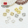 14k Gold Color-preserving Electroplating Waves Striped Separator Beads Diy Handmade
