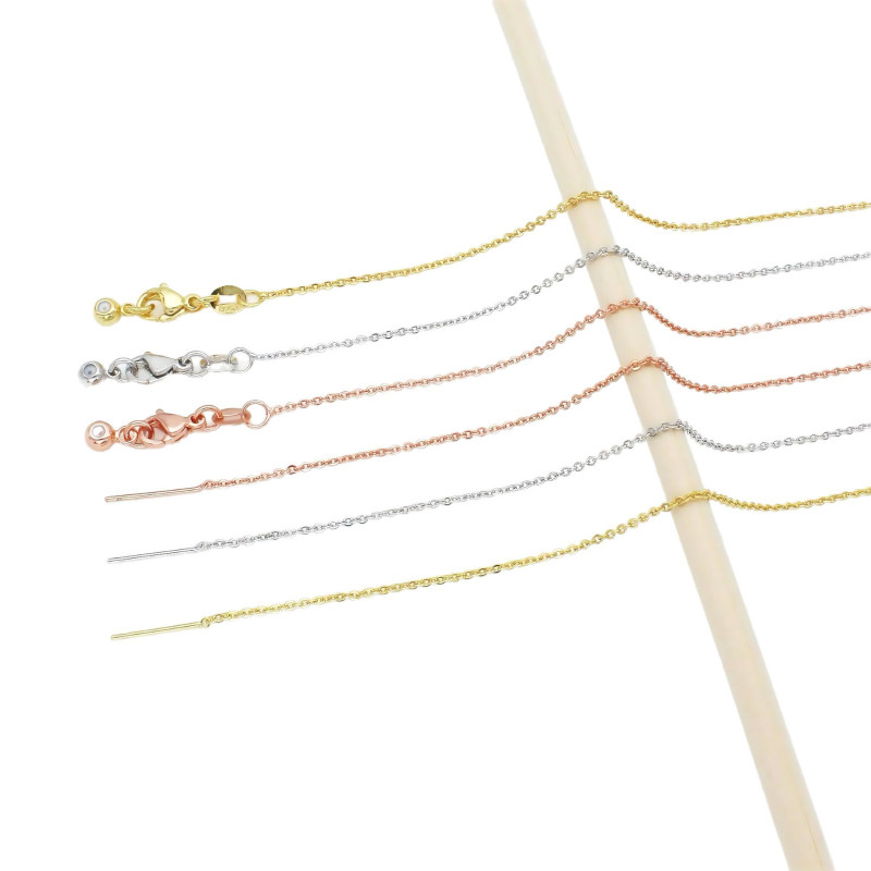 14k Gold-filled Color-protected O-shaped Chain Diy Handmade Adjustable O-shaped