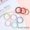 Colored Zinc Alloy Round 33mm Spring Ring Keychain Accessories Mobile Phone Chain Bag