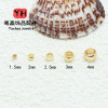 Positioning Bead Clip Flat Fixed Finishing Diy Handmade 14k Gold Plated Color Preserving