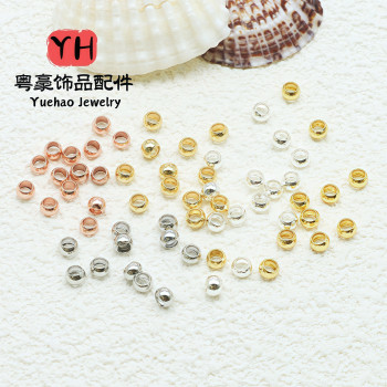 Positioning Bead Clip Flat Fixed Finishing Diy Handmade 14k Gold Plated Color Preserving