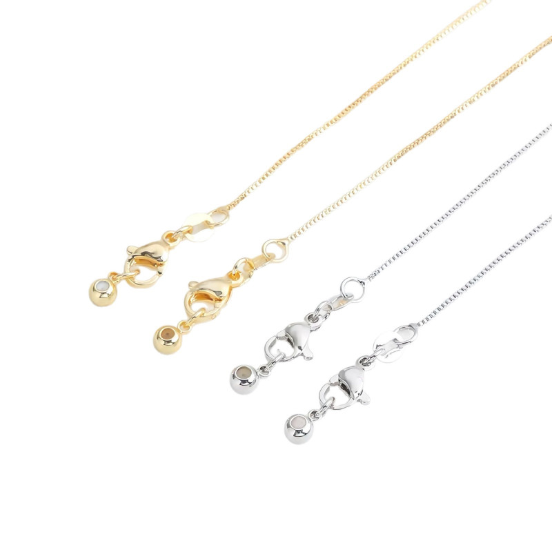 Color-preserving Universal Box Chain, Adjustable Diy Handmade Jewelry Beading Material