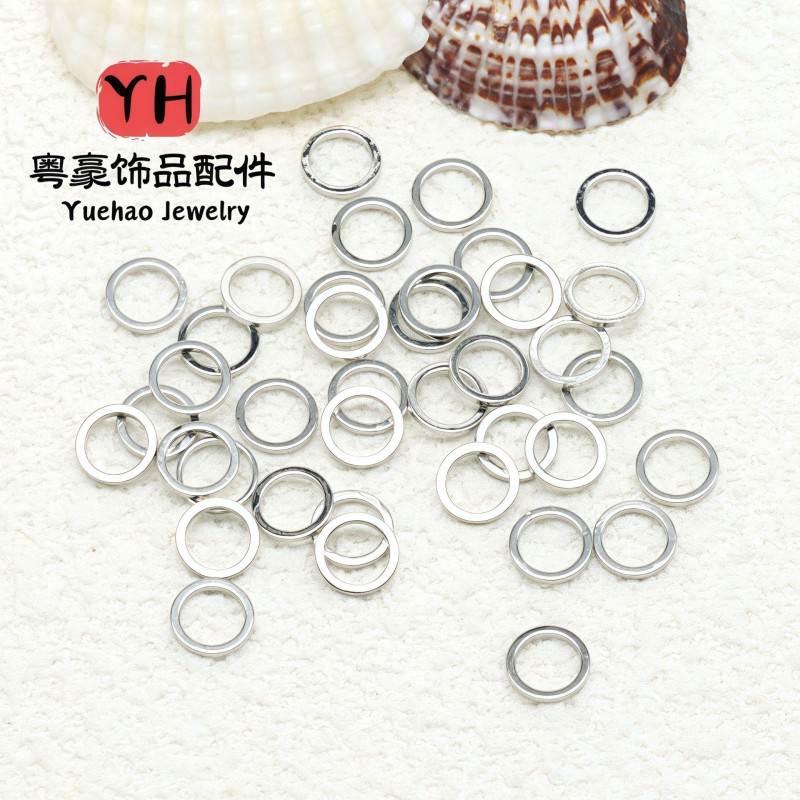 14k Copper Ring Covered with Gold and Color-preserving Closed Handmade Diy Finishing