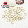 14k Copper Ring Covered with Gold and Color-preserving Closed Handmade Diy Finishing
