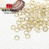 14k Copper Ring Covered with Gold and Color-preserving Closed Handmade Diy Finishing