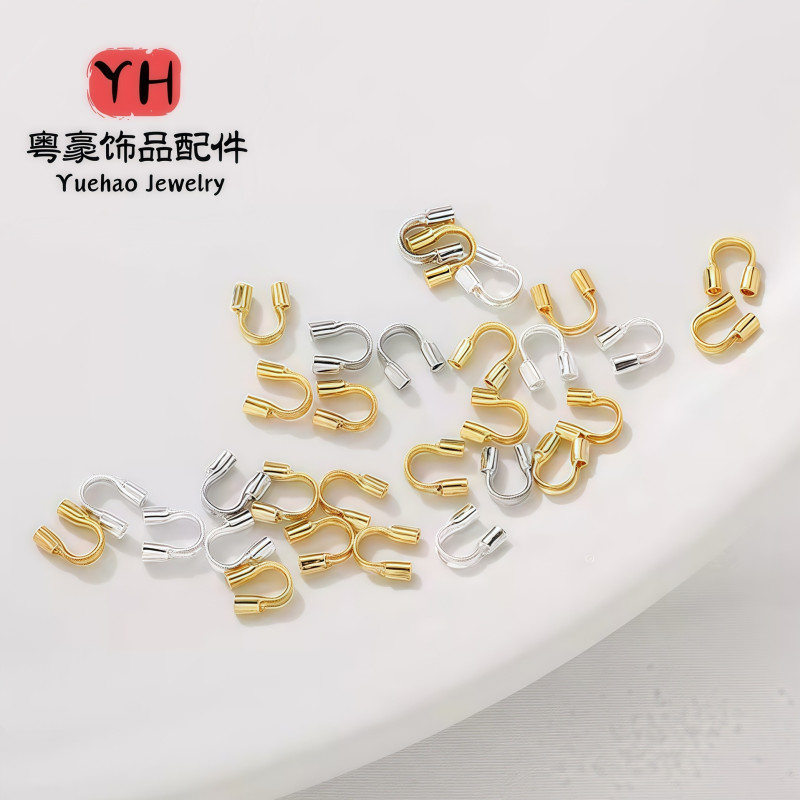 14k Gold-filled Color Protection Wire Buckle U-shaped Horseshoe Diy Handmade Necklace