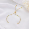 Diy Jewelry Accessories Copper-plated 14k Real Gold Adjustable Bracelet Simple and