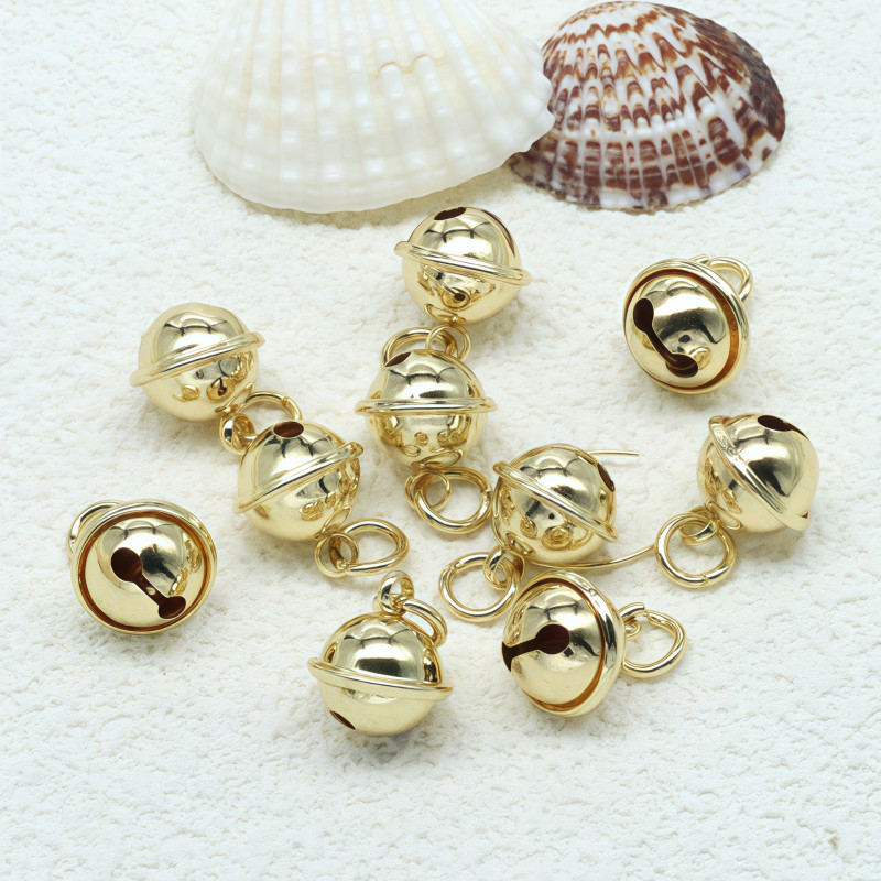 14k Gold-filled and Color-protected Fugitive Princess Bell Pendant Diy Handmade Jewelry