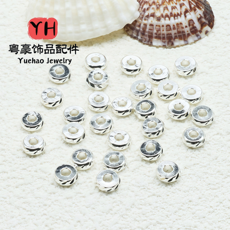 18k Gold-filled Color-preserving Separated Beads Wheel Cut Transfer Diy Handmade Beaded