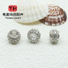 18k Gold-filled Color-protected Zircon Large Hole Spacer Beads Diy Copper Handmade