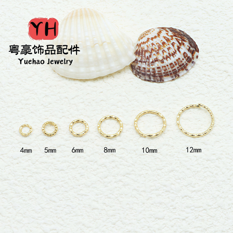 14k Gold-filled Open Twist Wreath Diy Handmade Jewelry Accessories Gold Necklace Flower