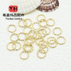 14k Gold-filled Open Twist Wreath Diy Handmade Jewelry Accessories Gold Necklace Flower
