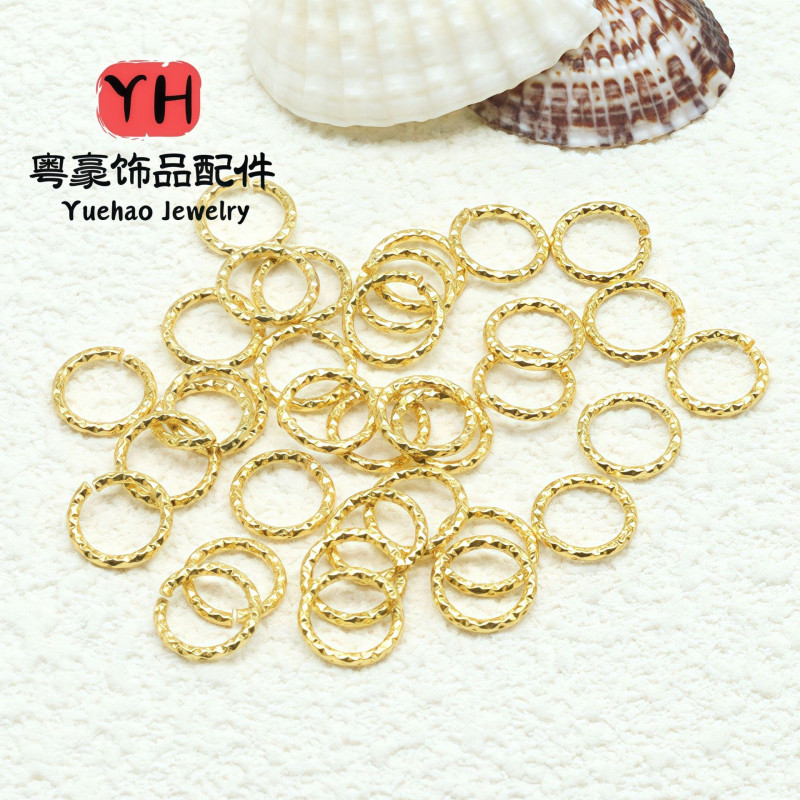 14k Gold-filled Open Twist Wreath Diy Handmade Jewelry Accessories Gold Necklace Flower