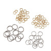 Stainless Steel Double Hoop Jump Ring Accessories Handmade Diy Open Connecting Earrings