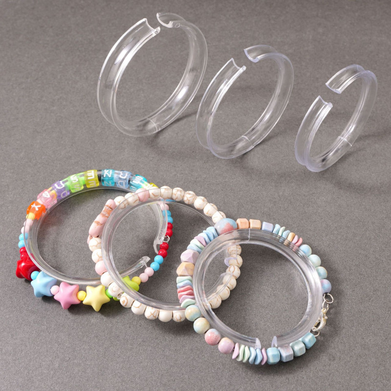 Acrylic Transparent Display Ring Bracelet Ornaments Storage Jewelry Stand Creative